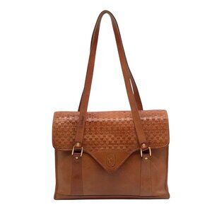 Hartmann Brown Leather Large Vintage Travel Tote